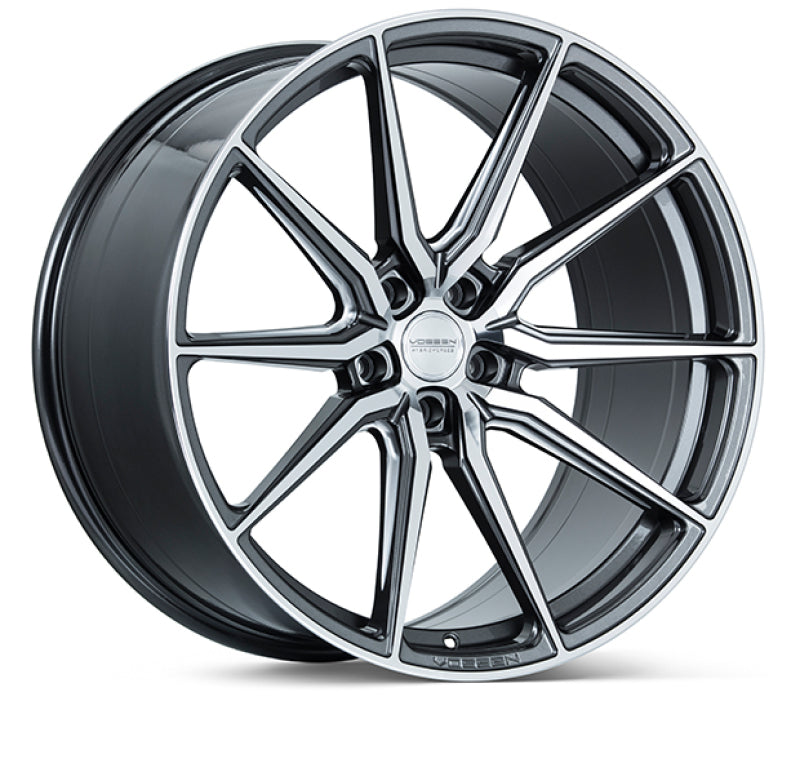 Vossen HF-3 in 20s for Model 3/Y (Gloss Graphite Polished) Staggered