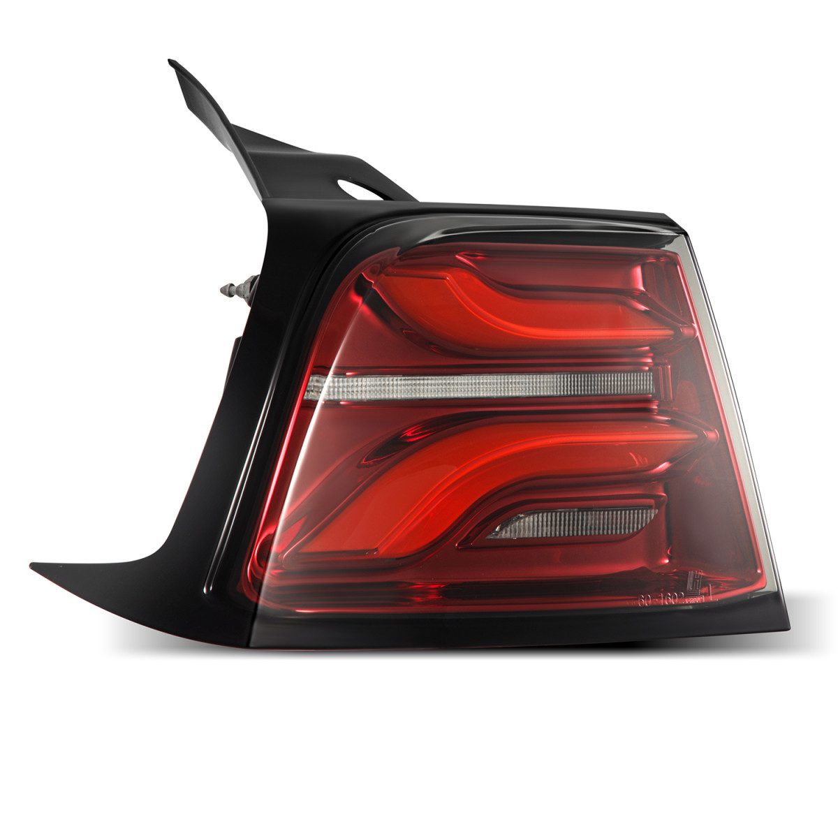 AlphaRex 20-22 Tesla Model Y PRO-Series LED Tail Lights Red Smoke w/Seq Sig