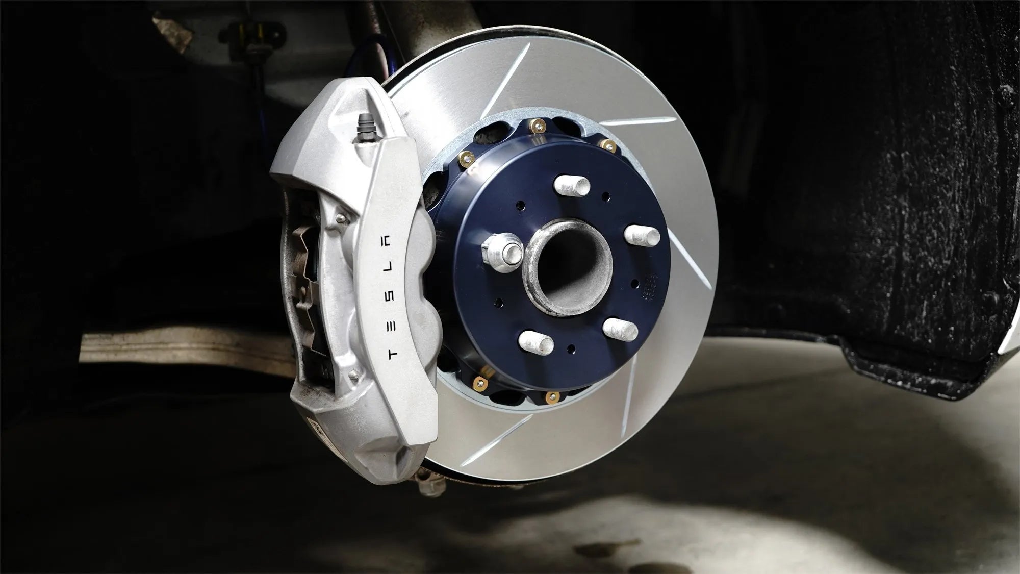 Page Mill Two-Piece Stock Diameter Front Rotors for Tesla Model 3