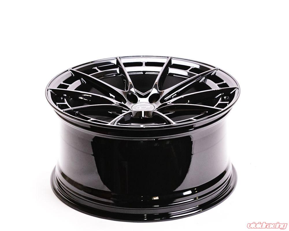 VR Forged D03-R Wheel Package Tesla Model S Plaid 21x9.5 21x10.5 Gloss Black