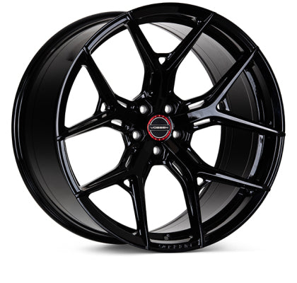 Vossen HF-5 in 20" for Model 3/Y (Gloss Black) Staggered
