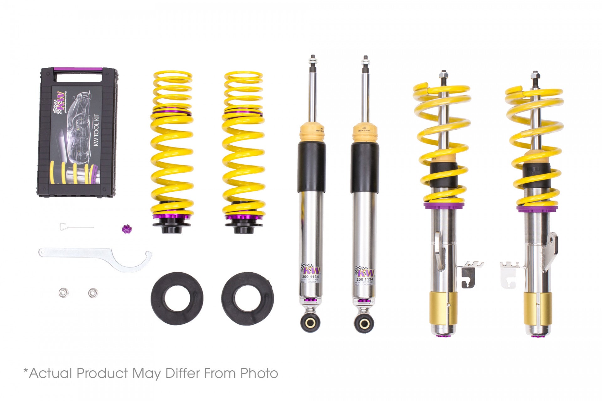 KW Coilover Kit V3 2021+ VW ID.4 w/o Electronic Dampers